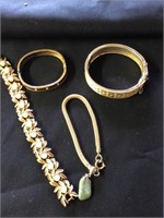 4 costume jewelry bracelets