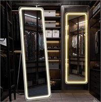 Full Body Mirror with Lights, 63" x 20", LED