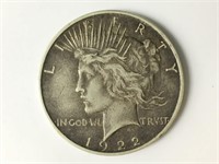 1922-D Peace Dollar  VF