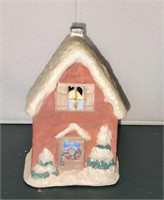 Vintage Ceramic Christmas House Decoration