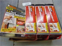 (4) 62" x 126" Window Insulation Kits