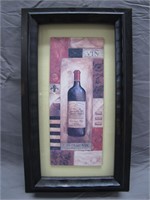 Grand Vin De Provence '69 Wine Framed Artwork