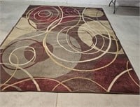 Contemporary area rug 8'10'