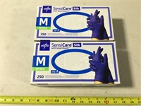 Nitrile Gloves - Size Med Lot of 2 - New