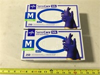 Nitrile Gloves - Size Med Lot of 2 - New