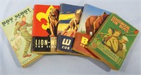 5-VINTAGE BOY & CUB SCOUT HANDBOOKS