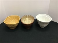 Three Ceramic Jello / Mousse Molds