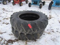 (2) 18.4-34 Co-op 6-ply Tires 1255