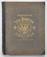 1862 JOHNSON'S ILLUSTRATED FAMILY ATLAS