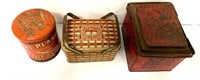 Lot of 3,Tobacco Tins,Dixie Queen,Tiger