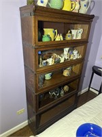 Antique Oak 5 Stack Bookcase- Globe Wernicke