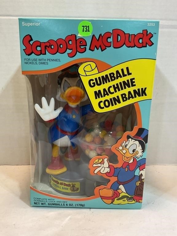 Scrooge McDuck gumball machine, coin bank
