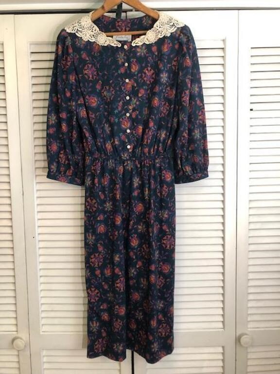 VINTAGE LESLIE FAY DRESS SIZE 16