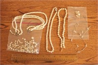 Group of Faux Pearl Jewelry