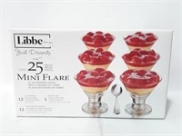 New Libbey Mini Flare Dessert Dishes