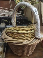 (2) Wicker Baskets
