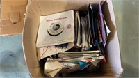 Box lot of approximately 125-45 records - TG