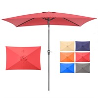 6.6x10 ft Rectangular Patio Umbrella Outdoor,