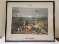 Framed Monet Exhibition poster