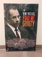 Find me Guilty Movie Poster - Signed