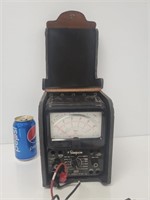 Vintage Simpson Voltage Meter 260 Leather Case