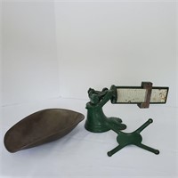Cast Iron Pelouze vintage scale