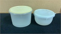 TUPPERWARE 7" ROUND CONTAINER #265-15 CLEAR
