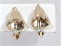 Clip on Bell Earrings