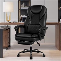 Executive Big and Tall Leather Office Chair