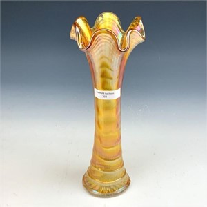 Imperial Marigold Ripple Vase