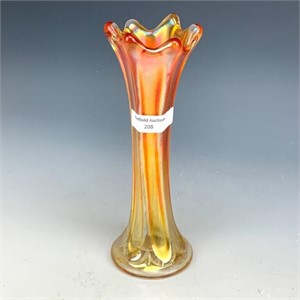 Imperial Marigold Morning Glory Vase