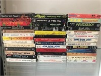 Lot of 40 Rock Cassette Singles
