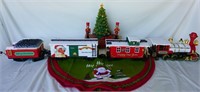 Vintage Christmas Animated Train Set