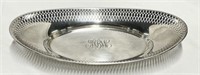 Gorham Sterling Oval Bowl With Pierced Edge -7.5oz