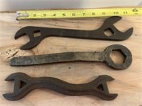 Antique/Vintage Wrench Lot of 3