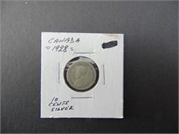 1928 Canadian Ten Cent Coin