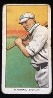 1909 T206 White Border W. Alpermam Tobacco Card