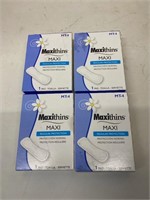 Lot of 4 HOSPECO MT4 Maxithins® Maxi Pads