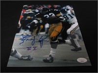 FRENCHY FUQUA SIGNED 8X10 PHOTO STEELERS JSA