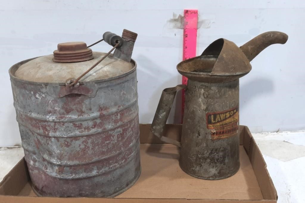 Galvanized Steel Gas Can & Oil Can