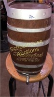 Ballantine’s plastic whiskey barrel