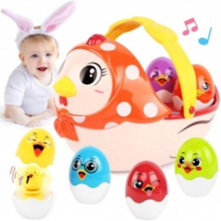 6 PCS Egg Basket Toy Set, Easter Basket Stuffers