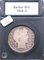 1904 O BARBER HALF DOLLAR G