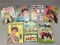 7 comic books. Bob Hope, National Velvet, Ben