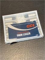 Box CCI 9mm Luger Shotshell Ammunition 10 Rounds