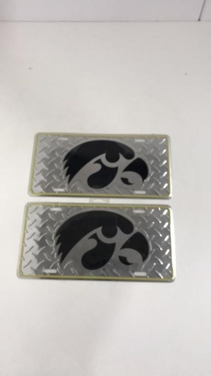 Iowa Hawkeye license plate (2)