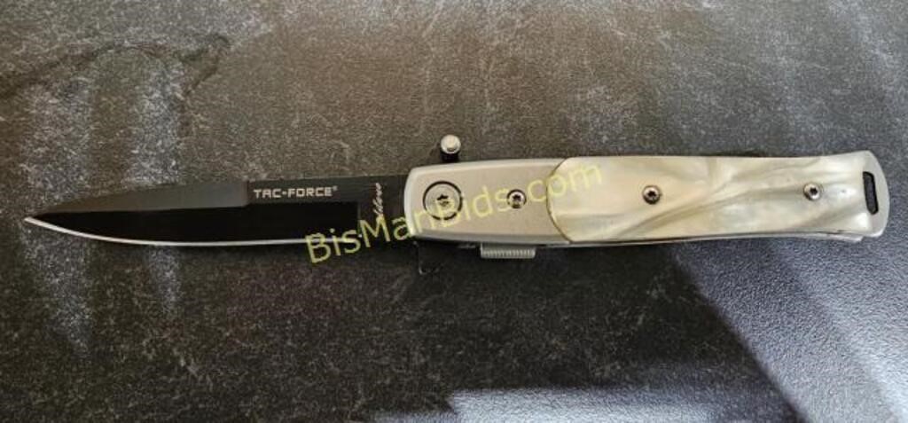 TAC-FORCE - SPRING ASSISTED KNIFE SIMULATED PEAR E
