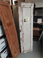 Two wooden doors, 67" tall, 19" wide