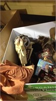 Box lot of Star Wars costume and Star Wars toys