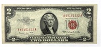 Series of 1953 B Two Dollar Red Seal Note